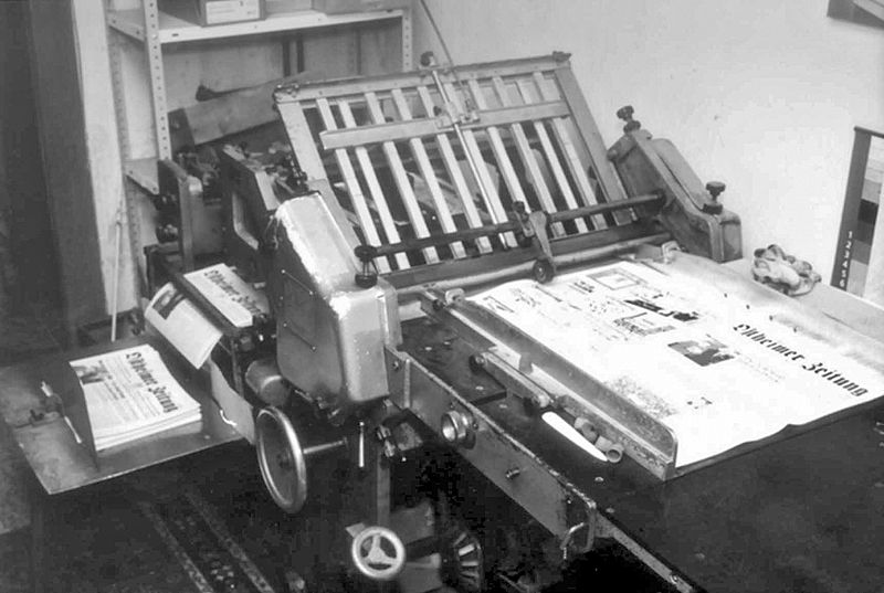 Foto: Archiv Gunzenheimer Falzmaschine