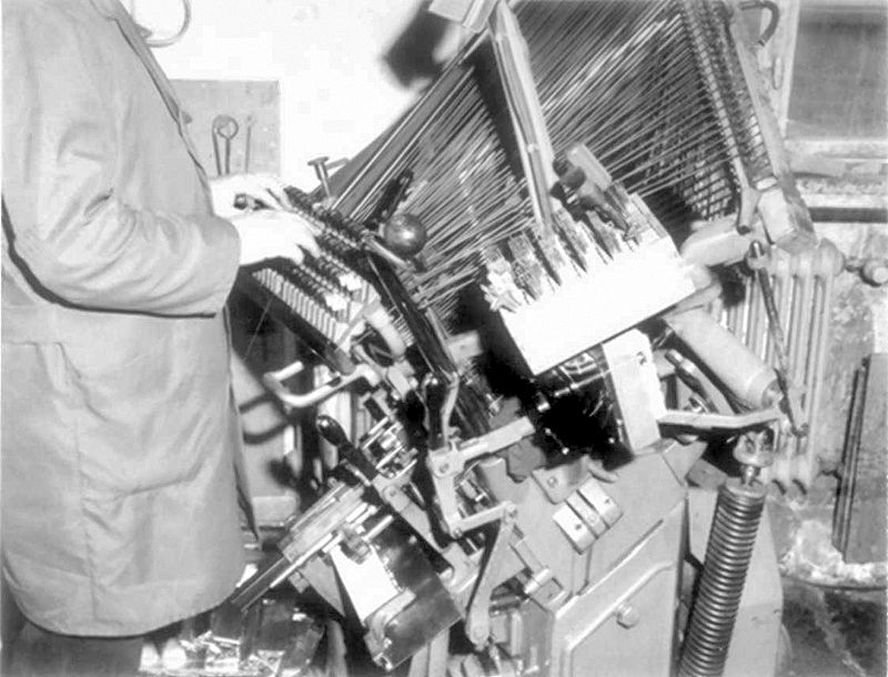 Foto: Archiv Gunzenheimer Setzmaschine
